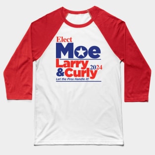 Larry Curly Moe 2024 Baseball T-Shirt